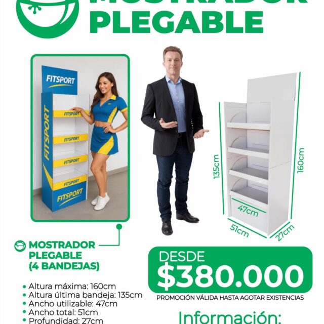 Mostrador Plegable